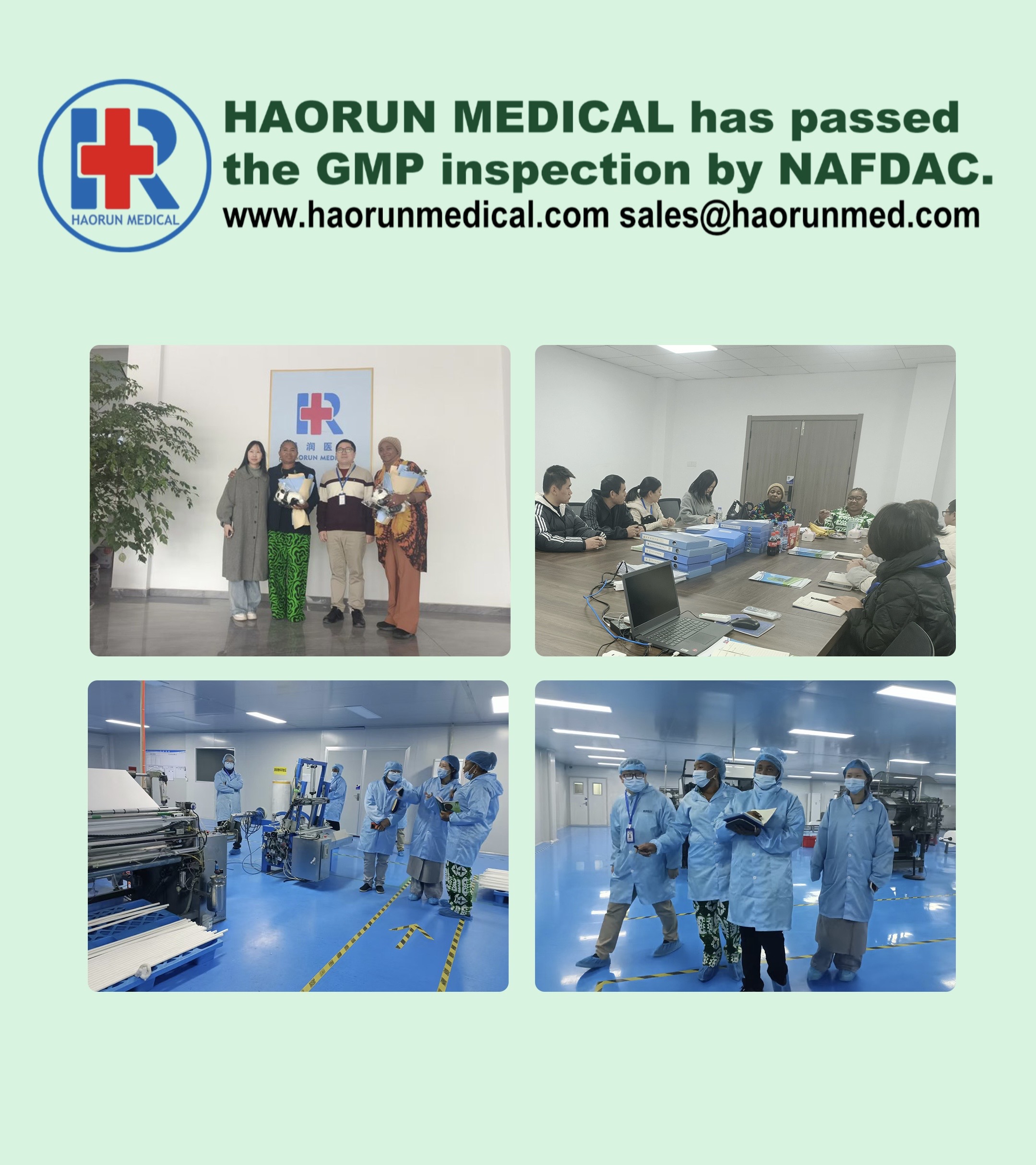 Die Qualität von Haorunmed erhält internationale Anerkennung – NAFDAC-Zertifizierung bestanden