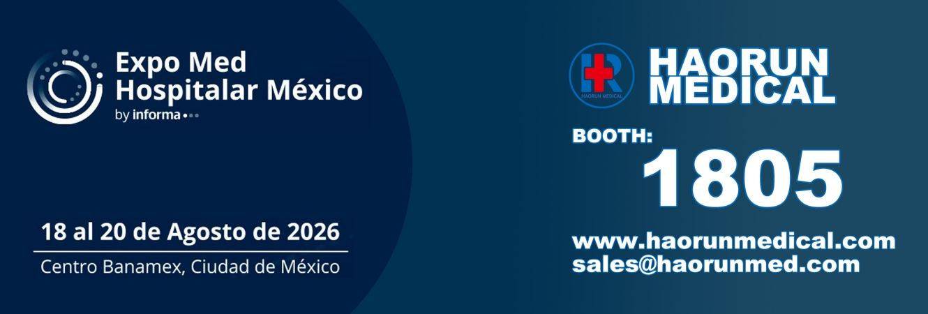 Haorun Medical, ein professionelles Unternehmen auf dem Gebiet der medizinischen Verbrauchsmaterialien, nimmt an der Expo Med | teil Hospitalar México.
