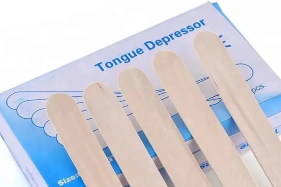 Einweg -Holzzunge Depressor