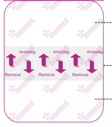 Neuer praktischer Typ transparenter Dressing
