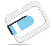 Transparentes Dressing für die Fixierung der Infusion
